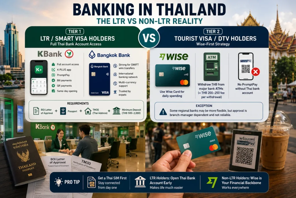 Thailand digital nomad setup guide comparing SIM card and mobile data options for remote workers in Thailand