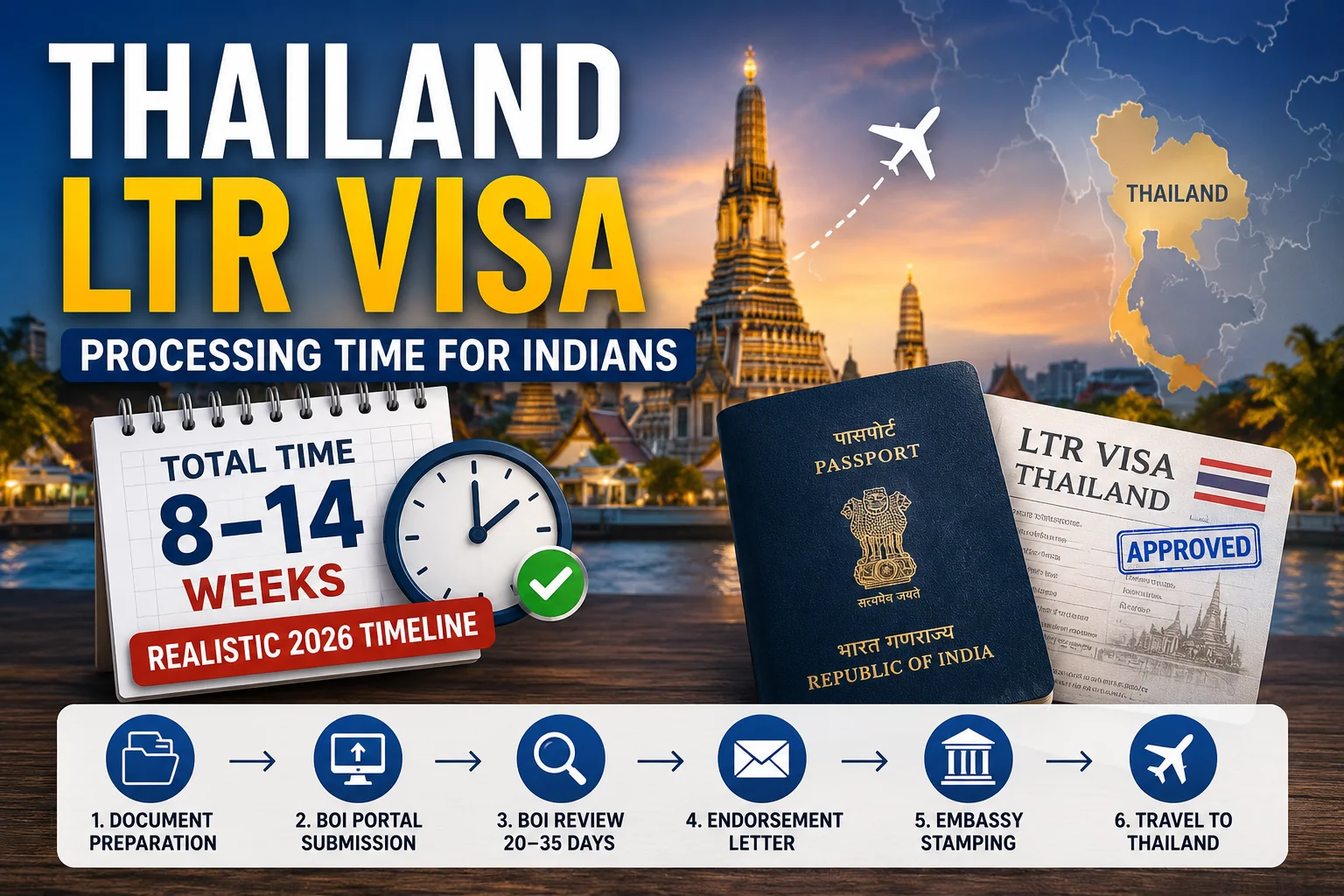 LTR Visa processing time Indian applicants