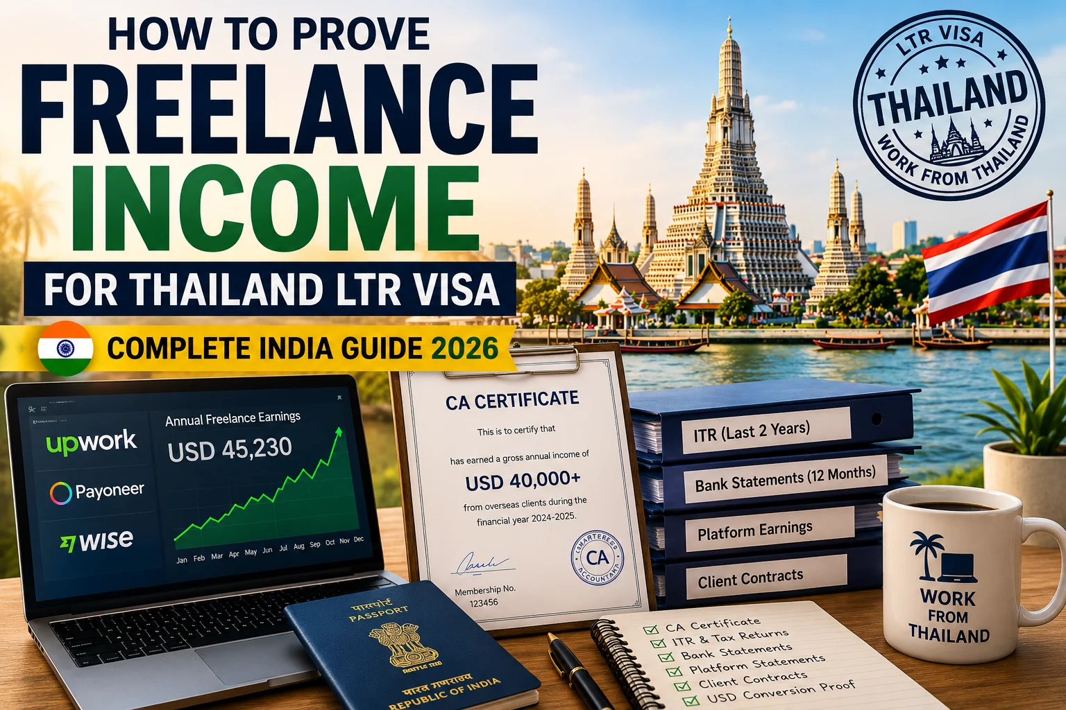 How to Prove Freelance Income for LTR Visa — India Guide 2026